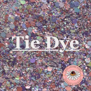 Tie Dye Glitter