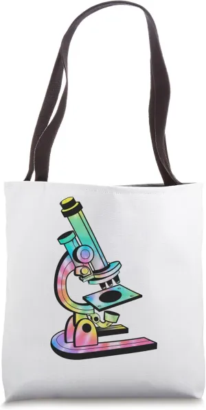 Tie Dye Microscope Tote Bag