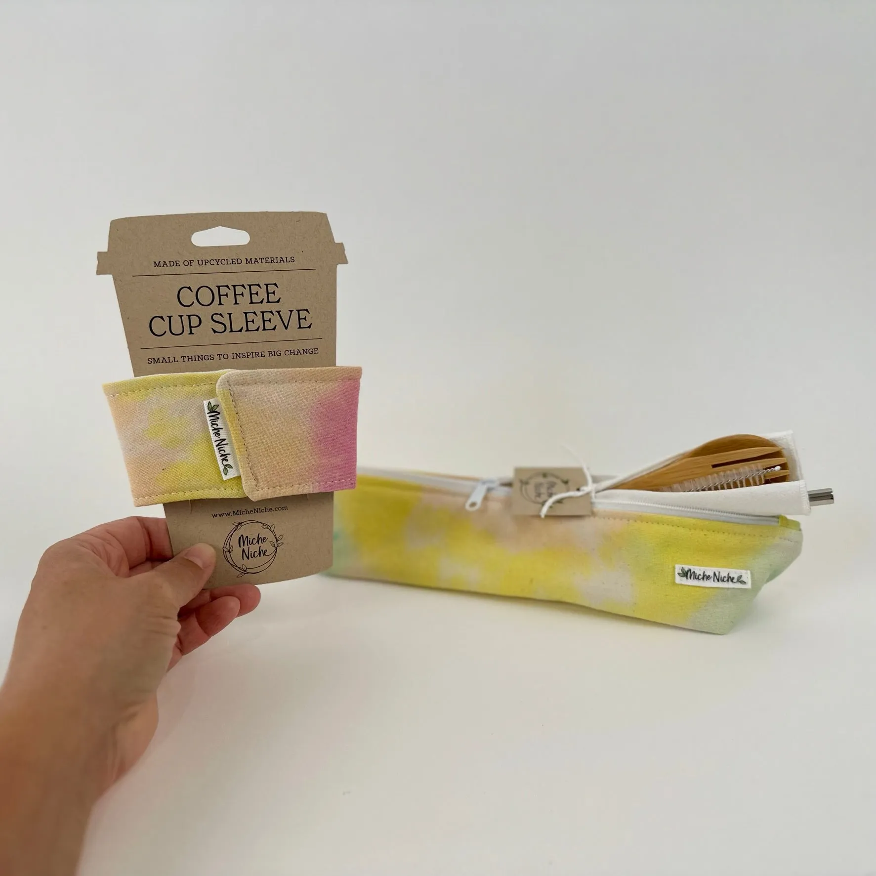 Tie-Dye On-the-go Cutlery Pouch Set | Eco-friendly Gift