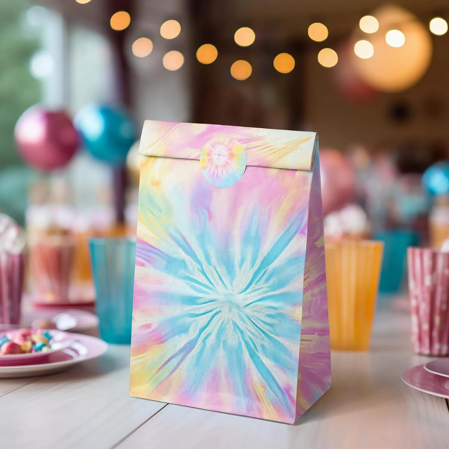 Tie Dye Party Favors - Goodie Bags for Kids' Birthday Parties