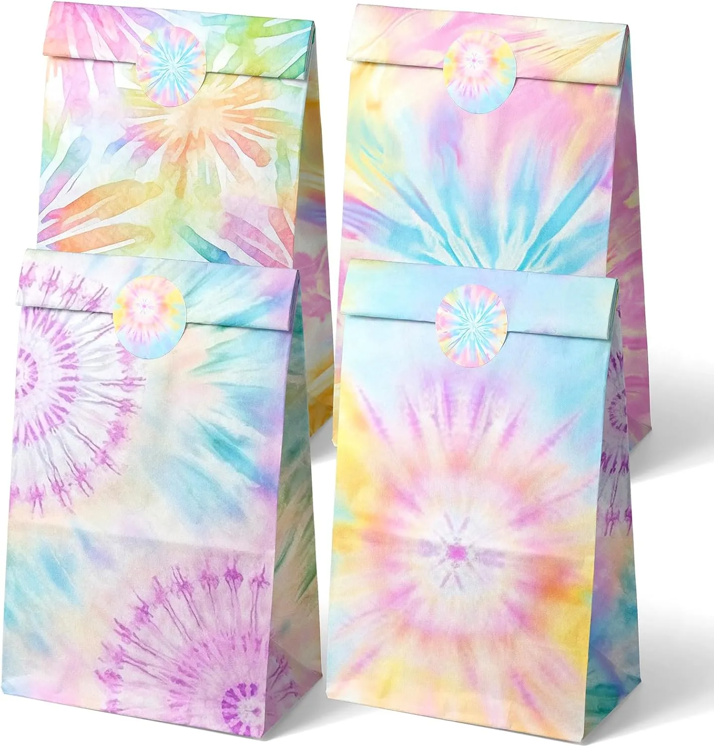 Tie Dye Party Favors - Goodie Bags for Kids' Birthday Parties