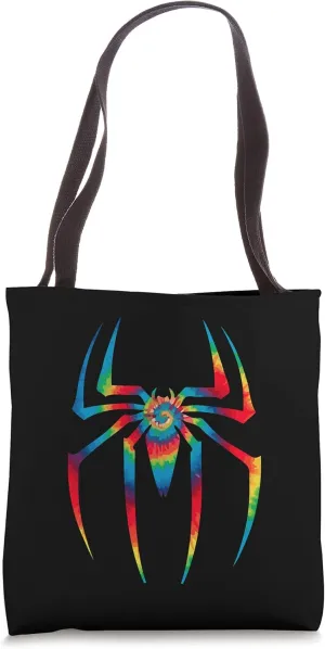Tie Dye Psychedelic Spider Arachnid Tarantula Black Widow Tote Bag