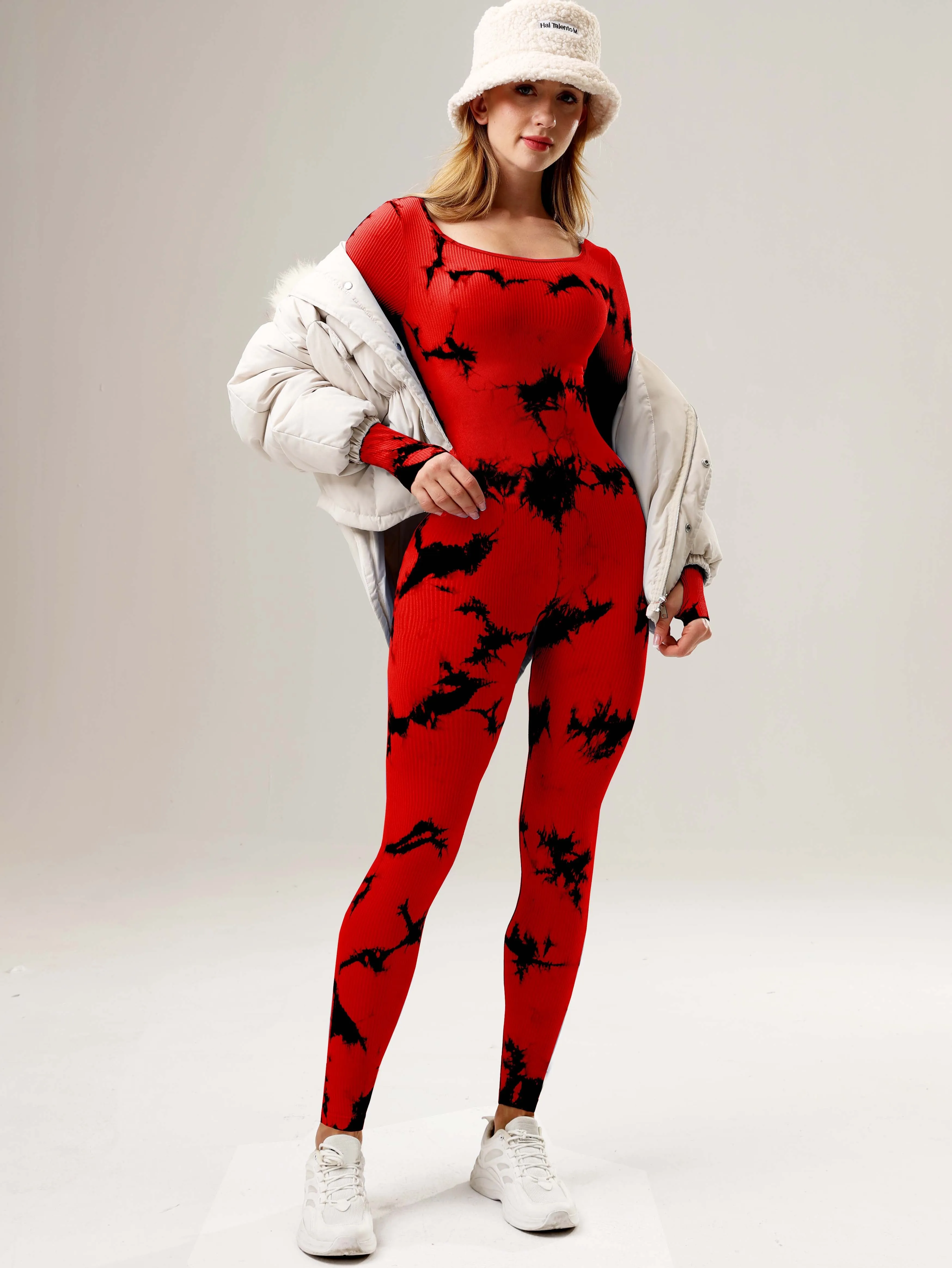 Tie Dye Scoop Jumpsuit