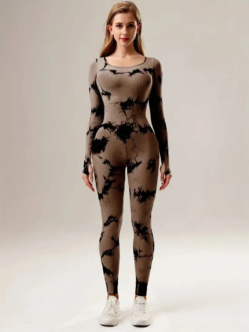 Tie Dye Scoop Jumpsuit