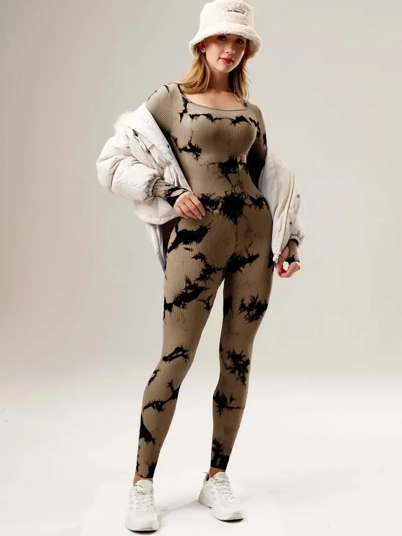 Tie Dye Scoop Jumpsuit