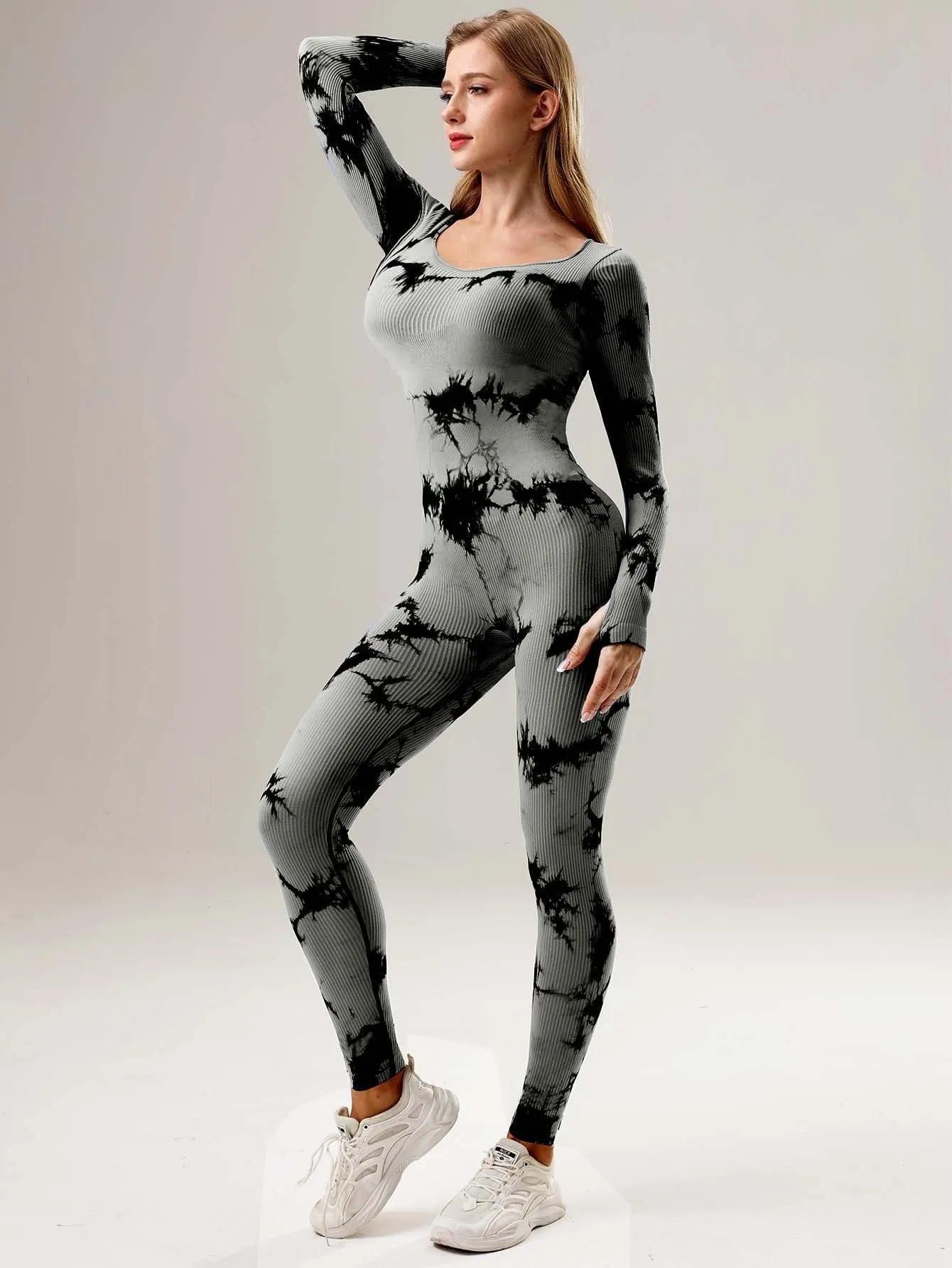 Tie Dye Scoop Jumpsuit