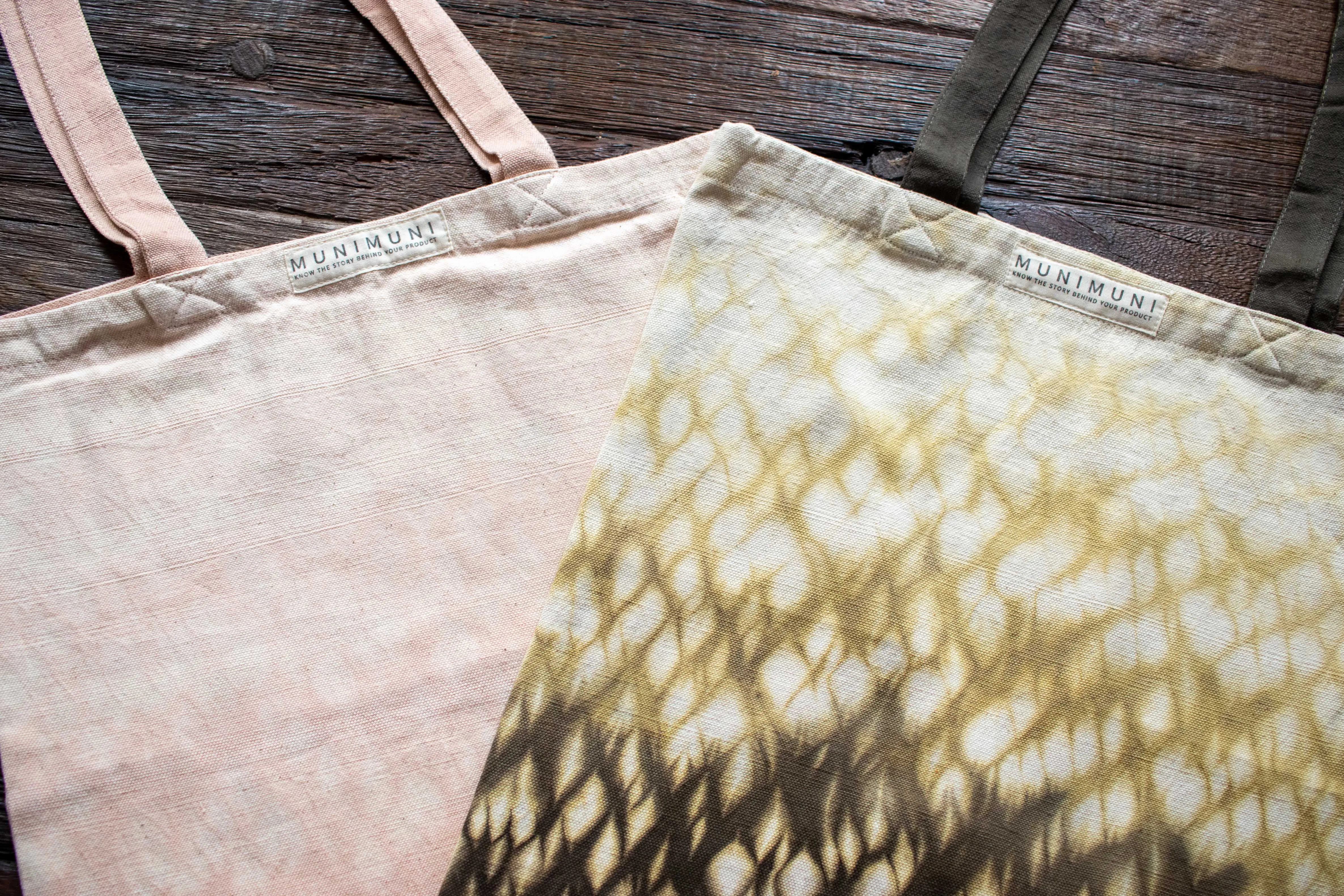 Tie Dye Tote Bag Small - Raindrop Green