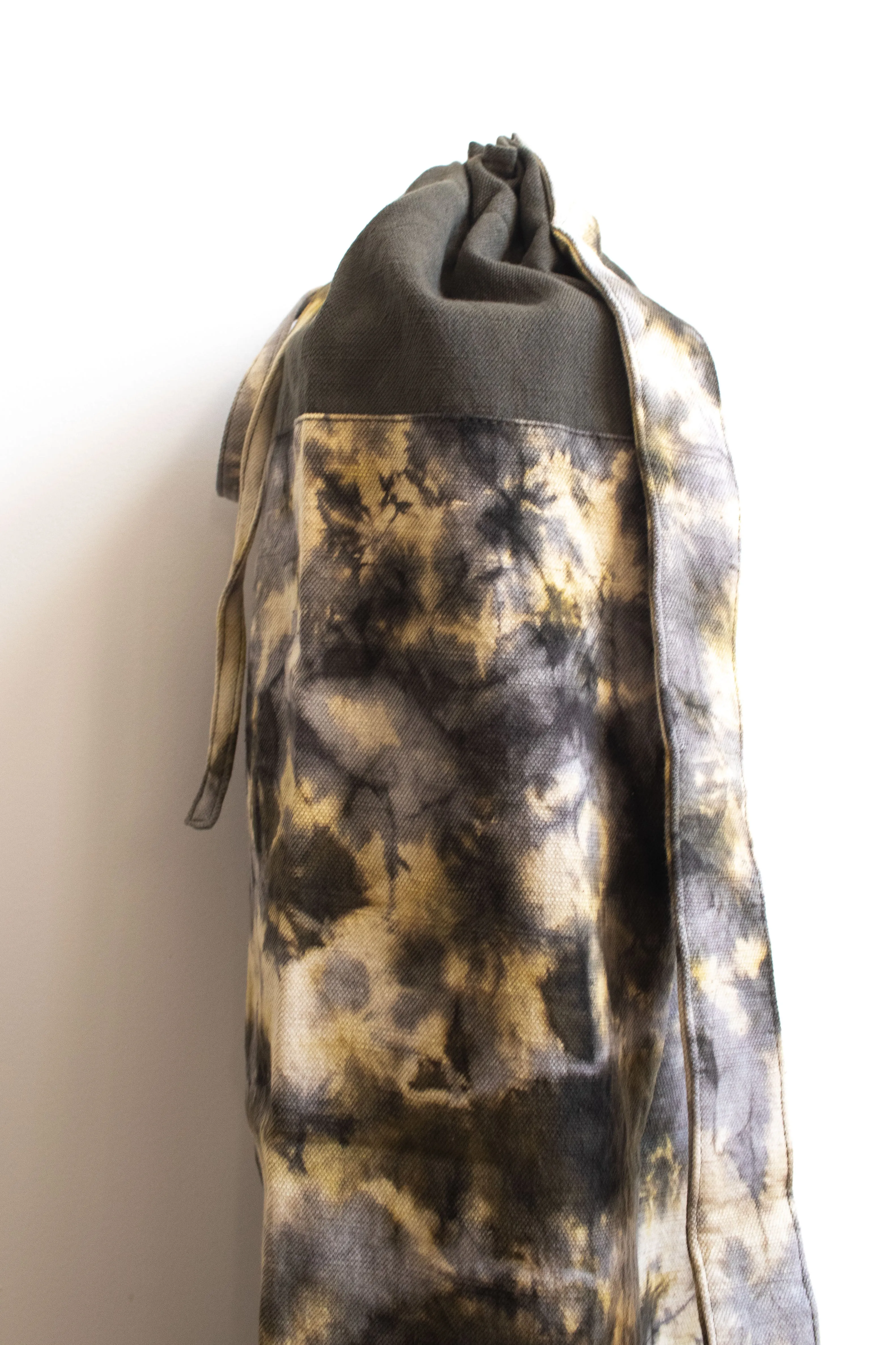 Tie Dye Yoga Mat Bag - Football Geen/Gray/ Yellow