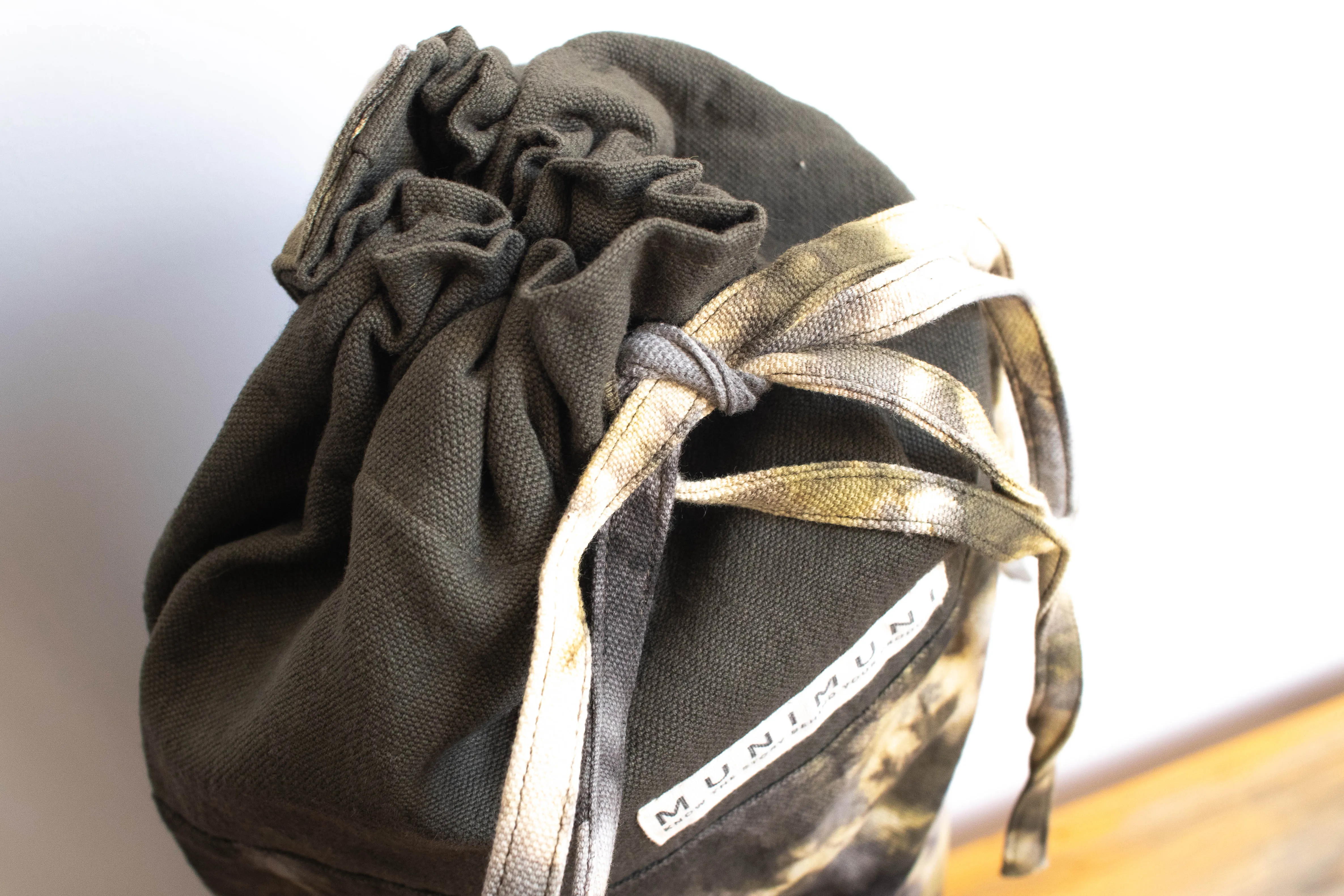 Tie Dye Yoga Mat Bag - Football Geen/Gray/ Yellow