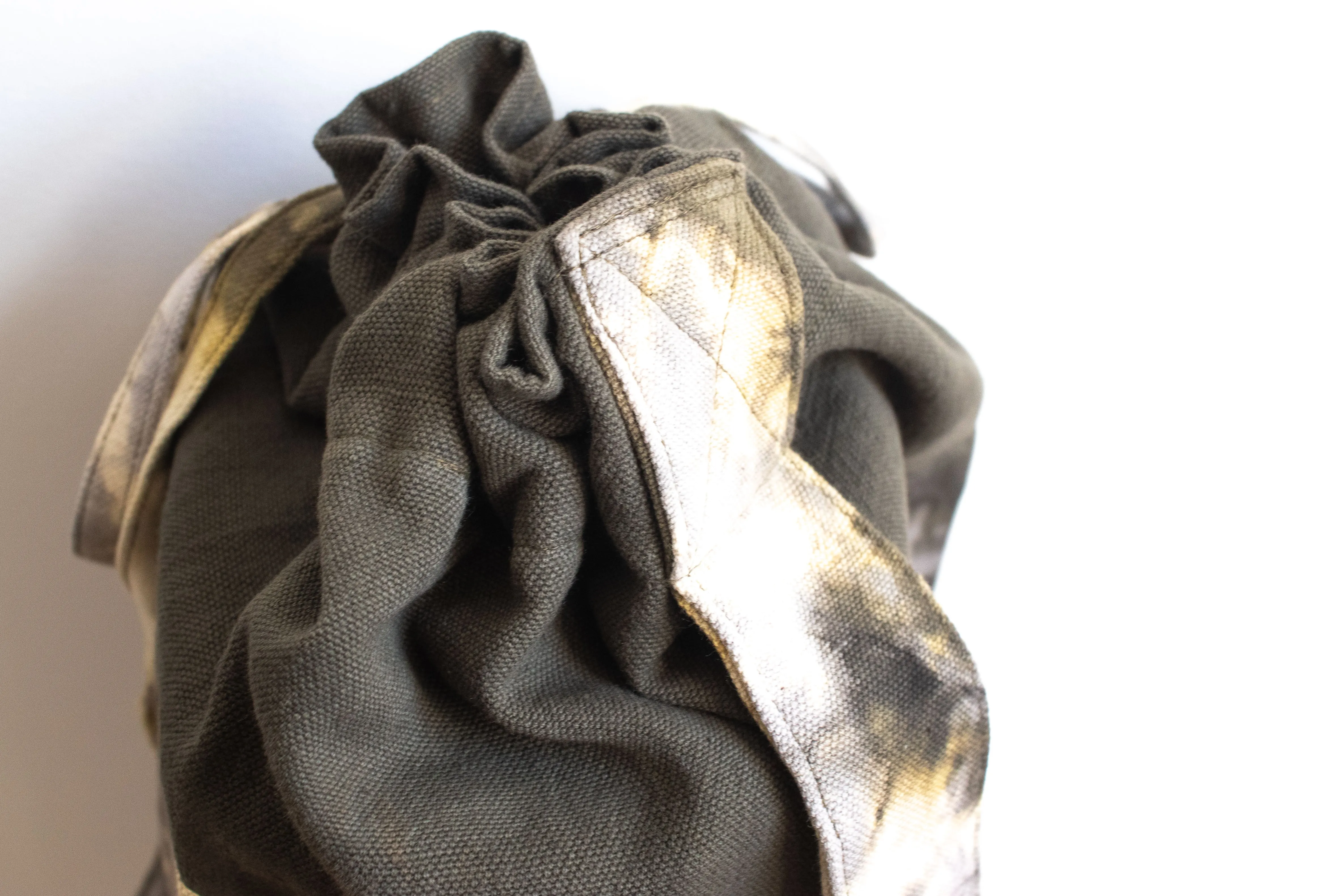 Tie Dye Yoga Mat Bag - Football Geen/Gray/ Yellow