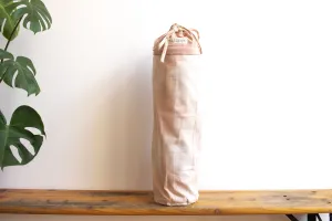 Tie Dye Yoga Mat Bag - Marble Light Pink