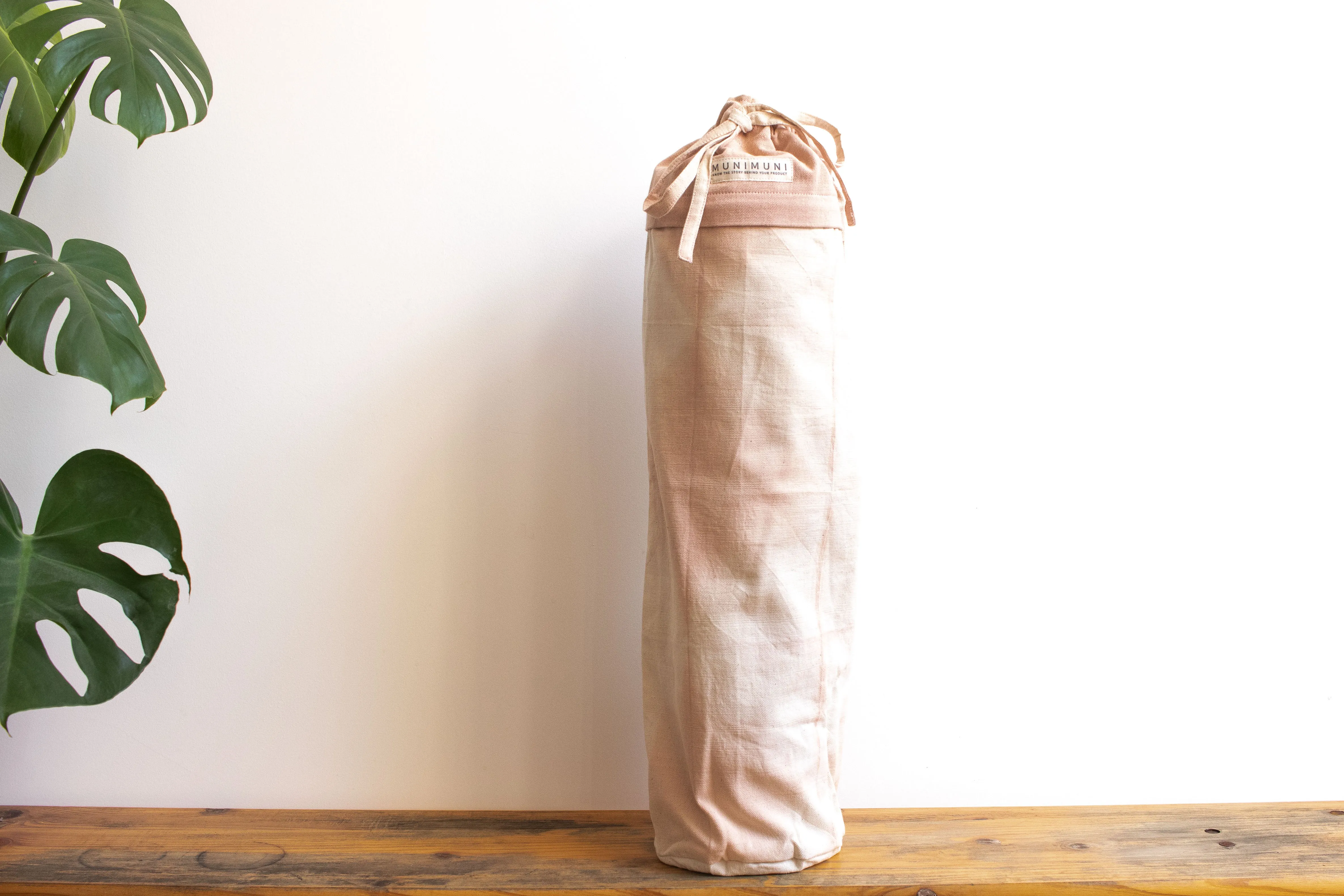Tie Dye Yoga Mat Bag - Marble Light Pink