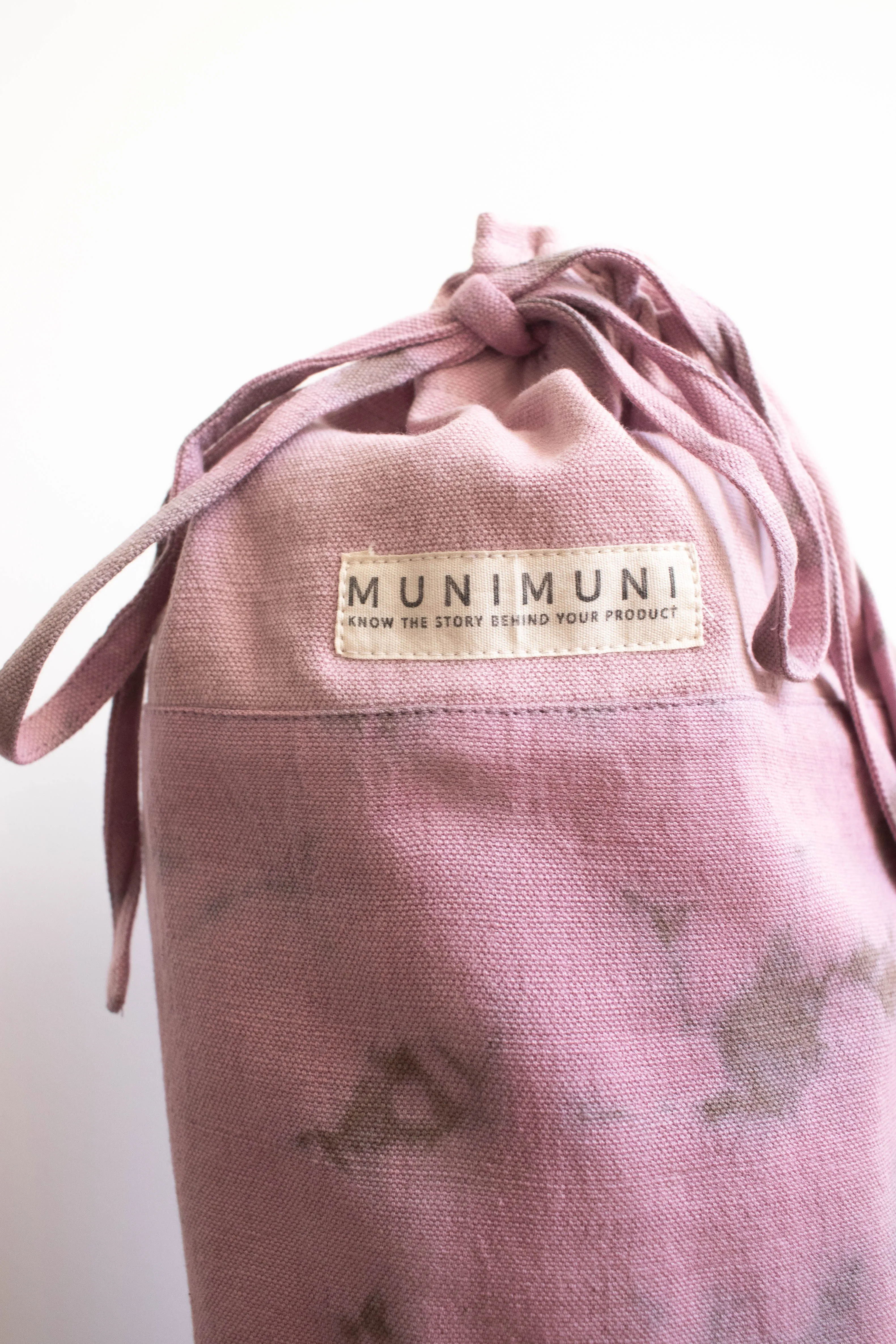 Tie Dye Yoga Mat Bag - Purple