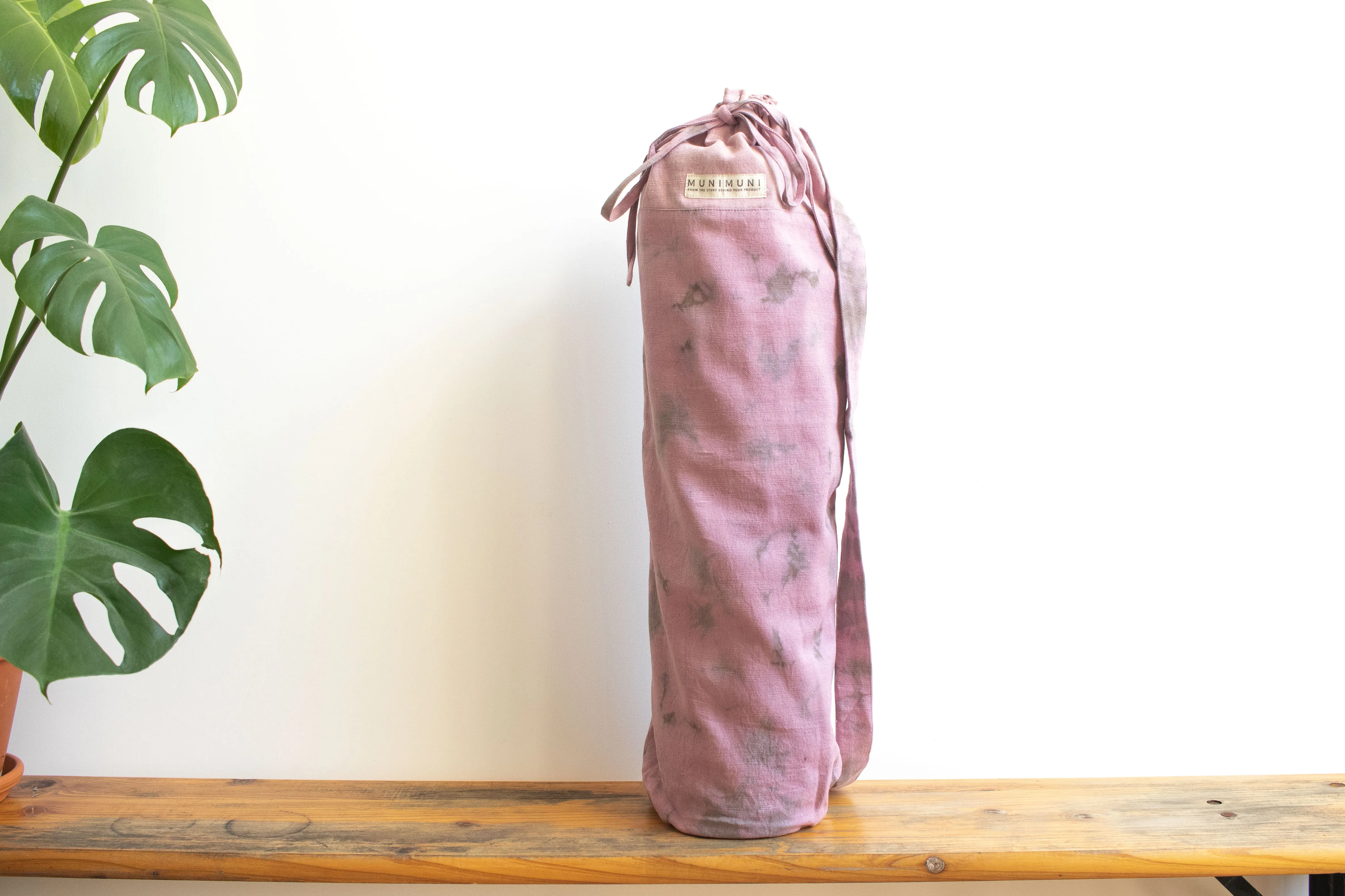 Tie Dye Yoga Mat Bag - Purple
