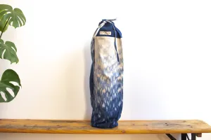 Tie Dye Yoga Mat Bag - Raindrop Indigo Blue