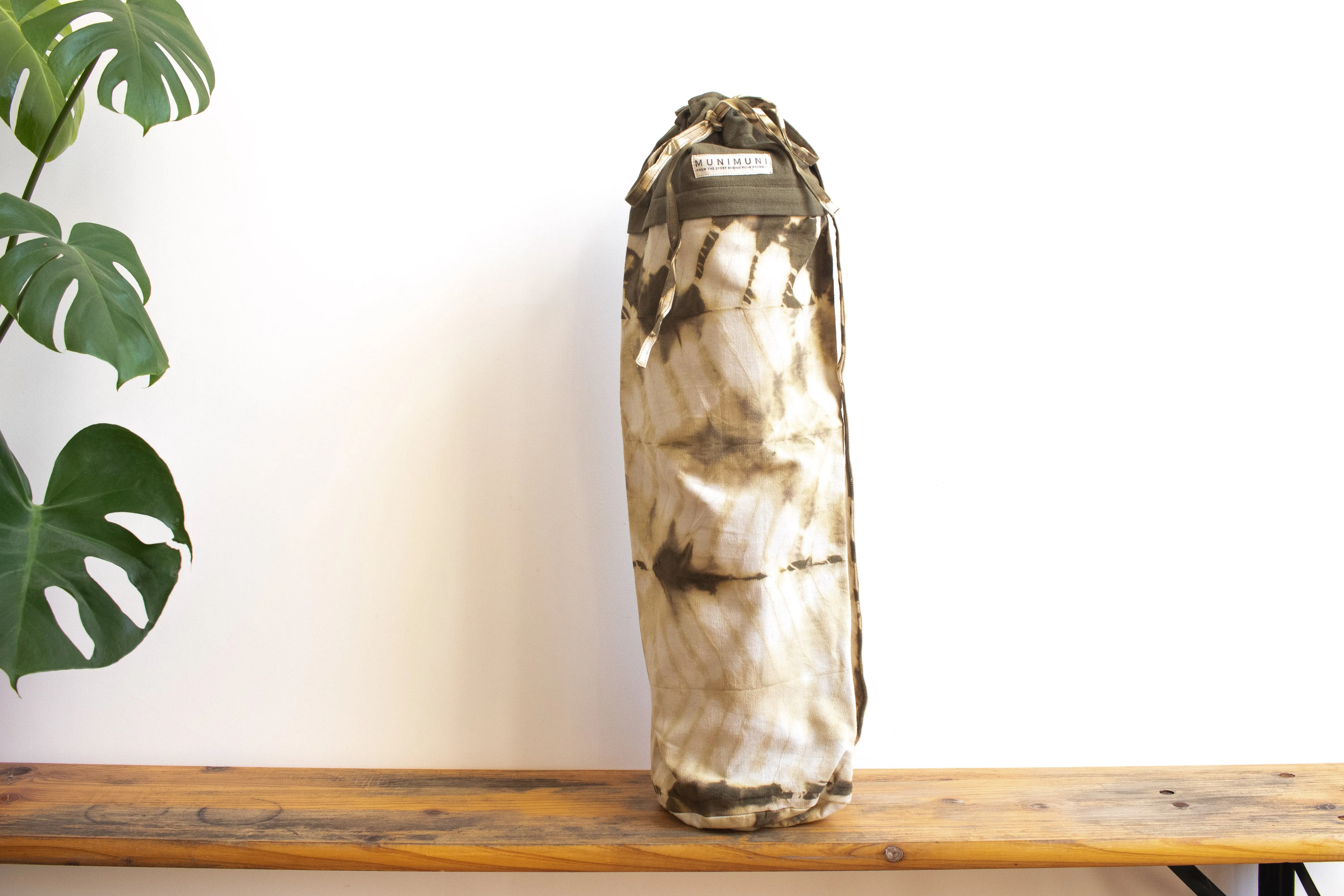 Tie Dye Yoga Mat Bag - ZigZag Green