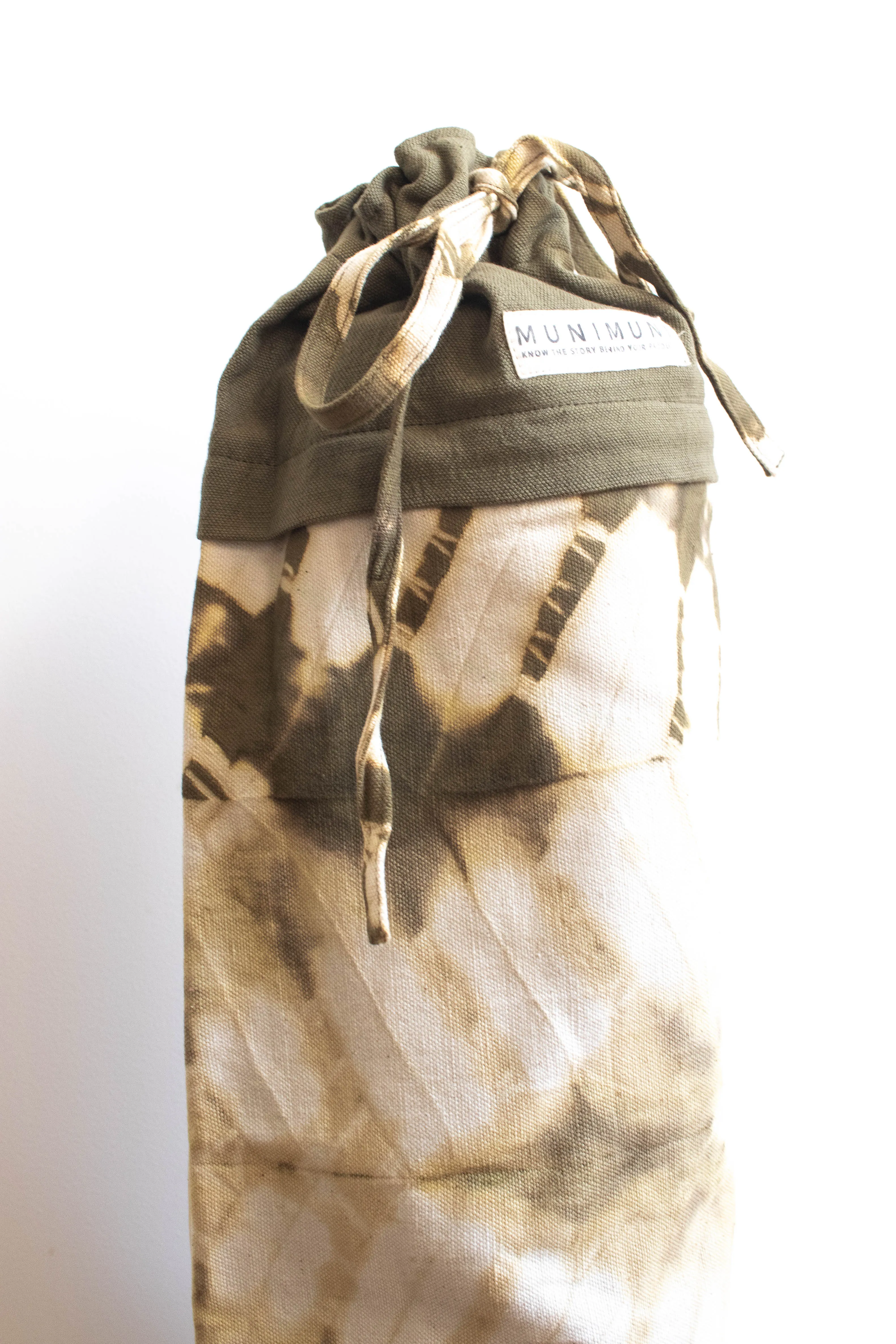 Tie Dye Yoga Mat Bag - ZigZag Green