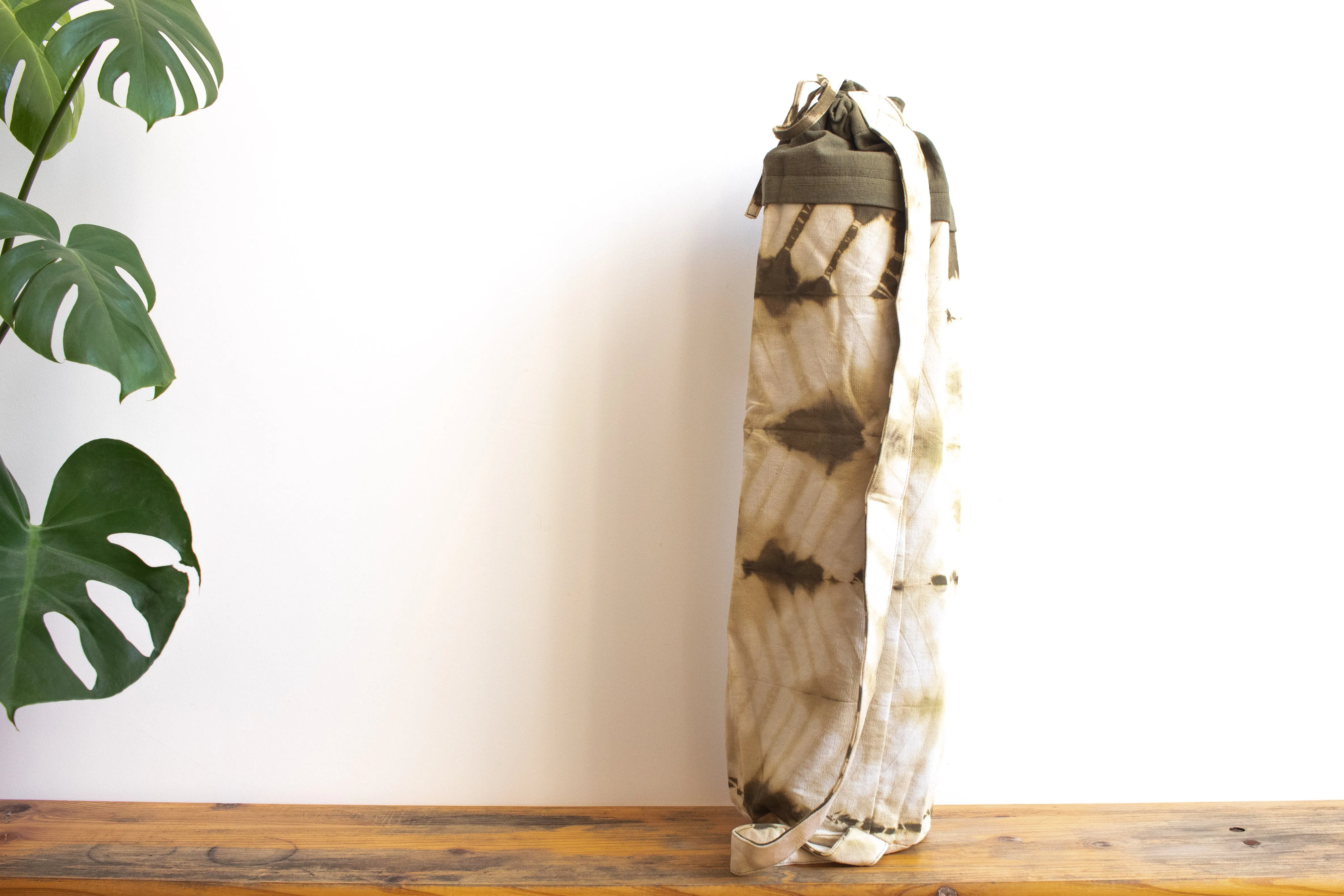 Tie Dye Yoga Mat Bag - ZigZag Green