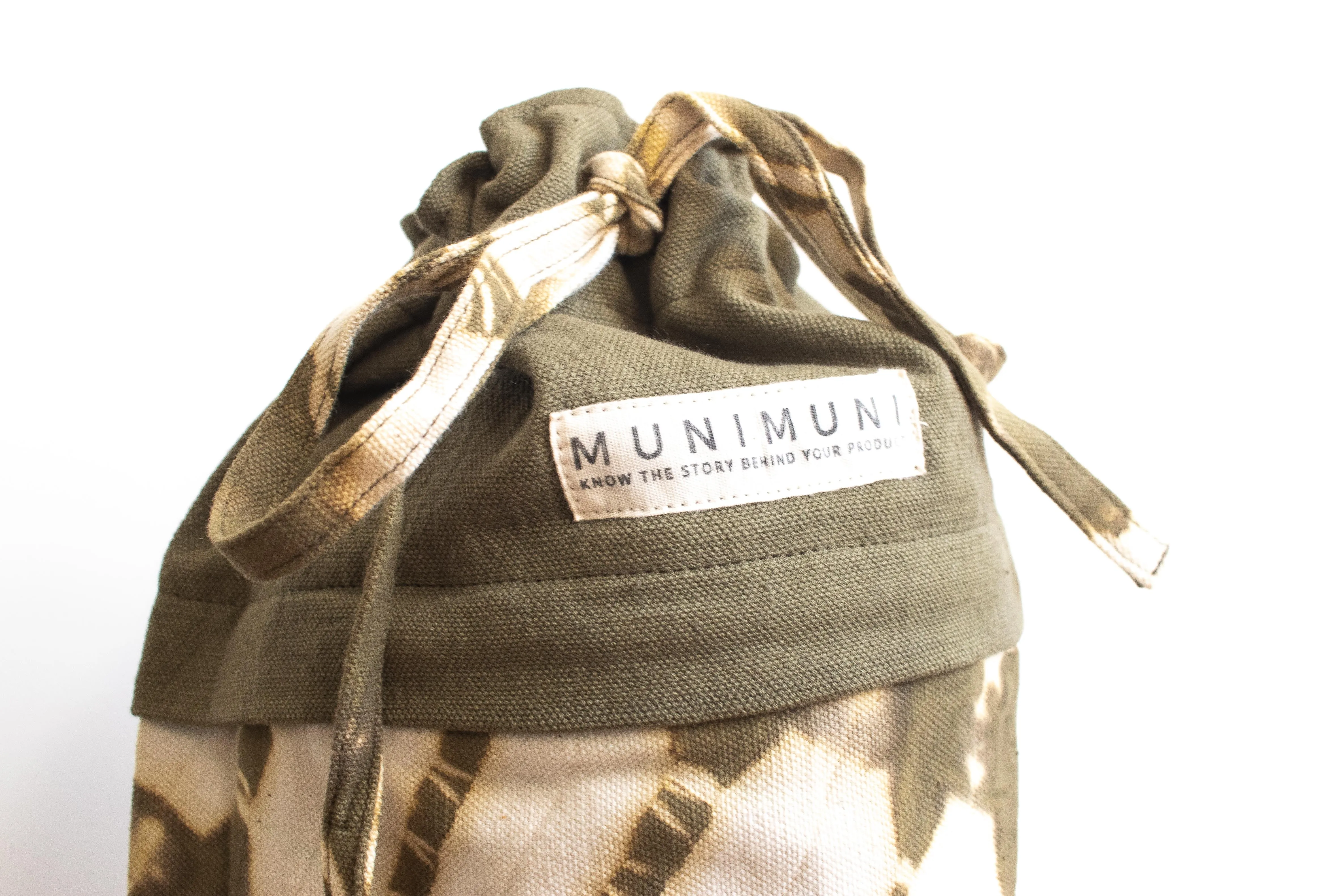 Tie Dye Yoga Mat Bag - ZigZag Green