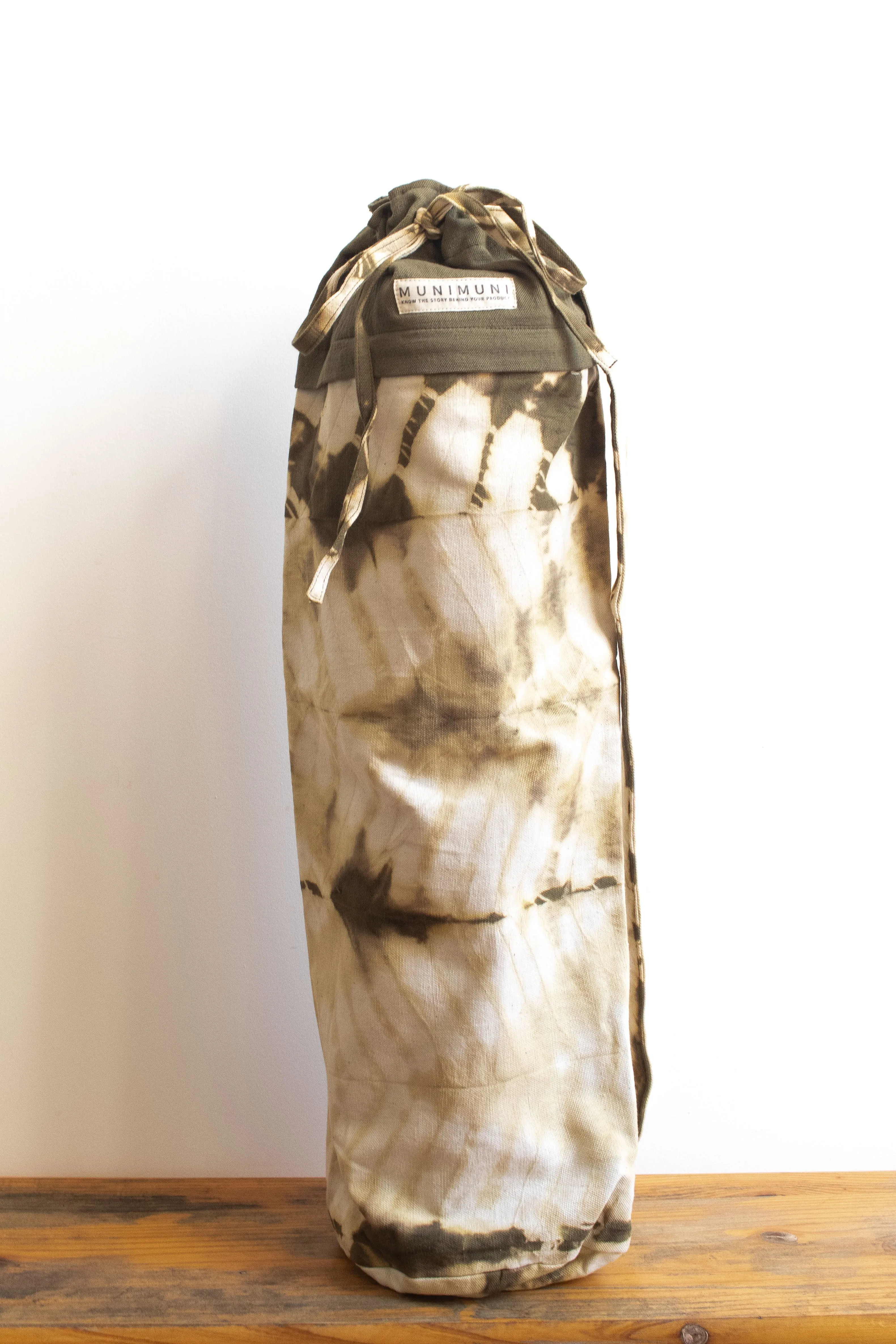 Tie Dye Yoga Mat Bag - ZigZag Green