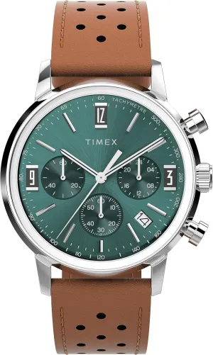 Timex Marlin Chronograph Tachymeter 40mm Men’s Analog Watch | Retro Design | 50M Water Resistance