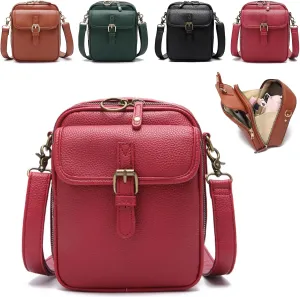 Tojoyride Crossbody Bag, Urvashi Crossbody Leather Bag, To Joy Ride Cross Body Purse, Vintage Anti Theft Purse for Women