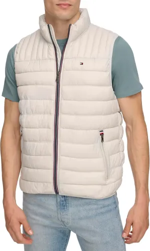 Tommy Hilfiger Men's Lightweight Packable Puffer Vest Jacket