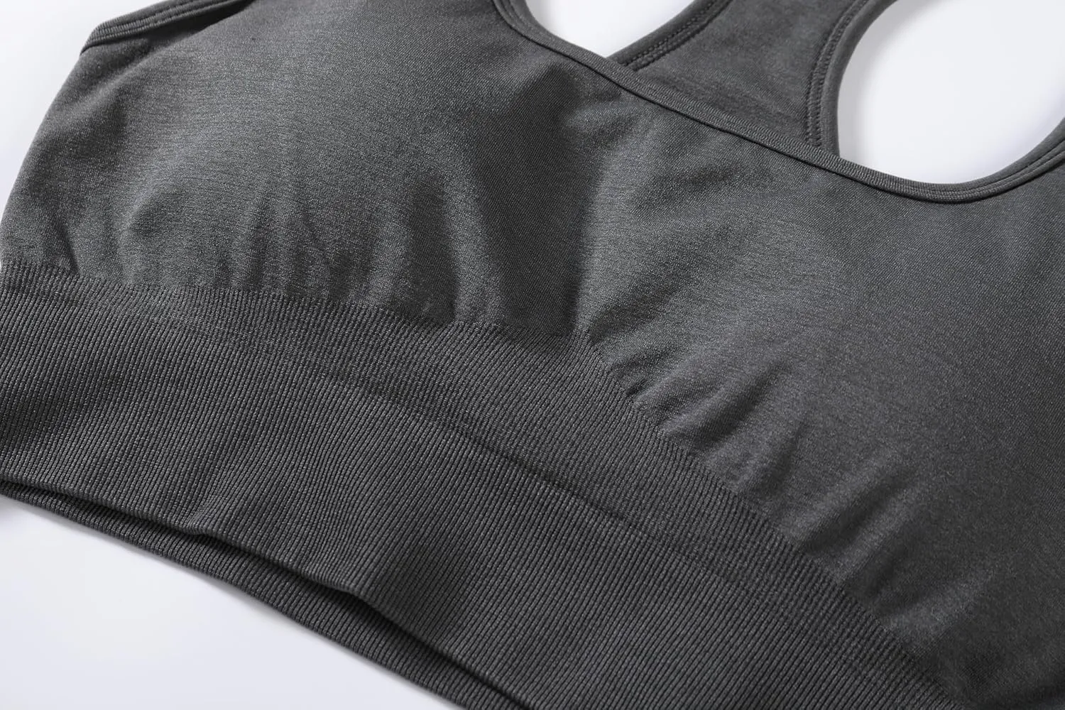 TomTiger Sports Bras for Women High Impact Racerback Removable Padded Seamless Yoga Workout Activewear Bra