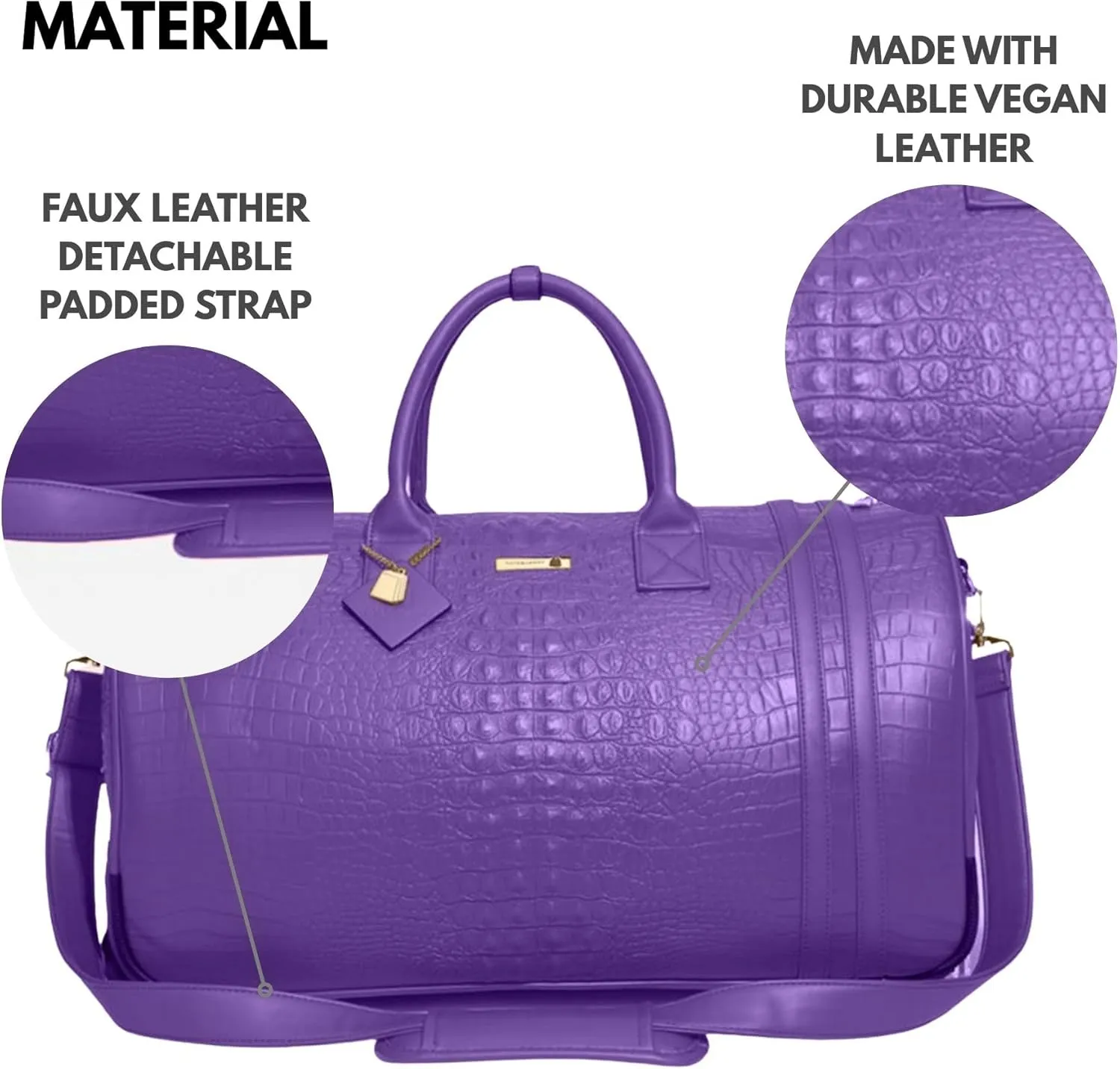 Tote&Carry Apollo 2 Large Rolling Duffle Bag with Wheels, Carry-On Roll Duffel for Travel, Gym, Sports, Daily, Weekend & All-Purpose Use for Men & Women