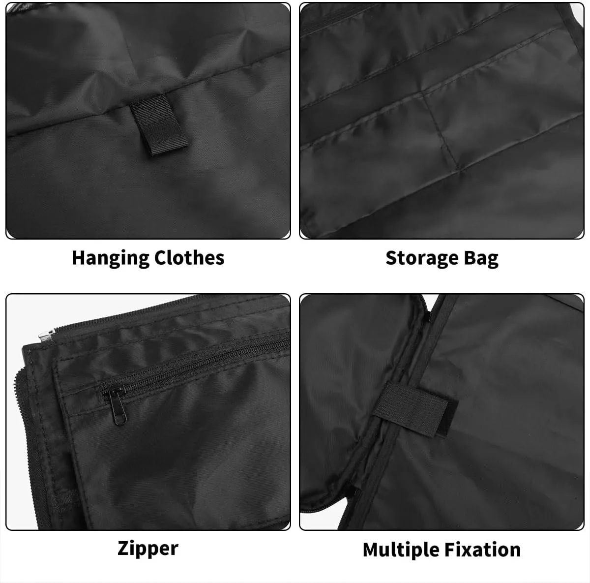 Travel Duffle Bag - Personalized Leather Foldable Travel Bag First Bump, Gifts For Dad, Mom On Father's Day, Christmas, Birthday (Fabric, Hand Bump Black)