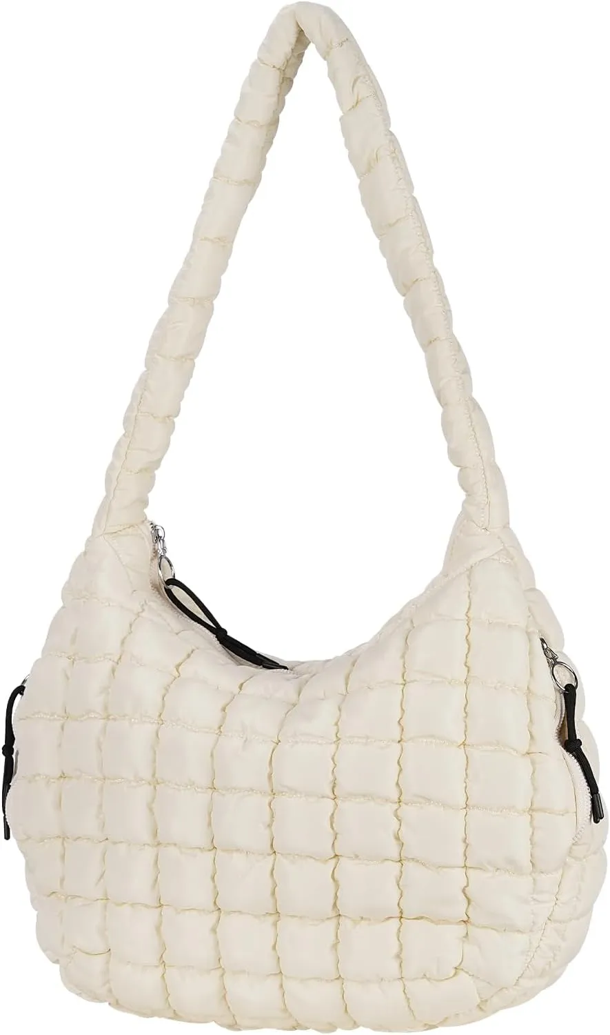 TRBSXRT Quilted Puffer Crossbody Bag and Purse for women - Cotton Padding Satchel Handbag Hobo Shoulder Bag
