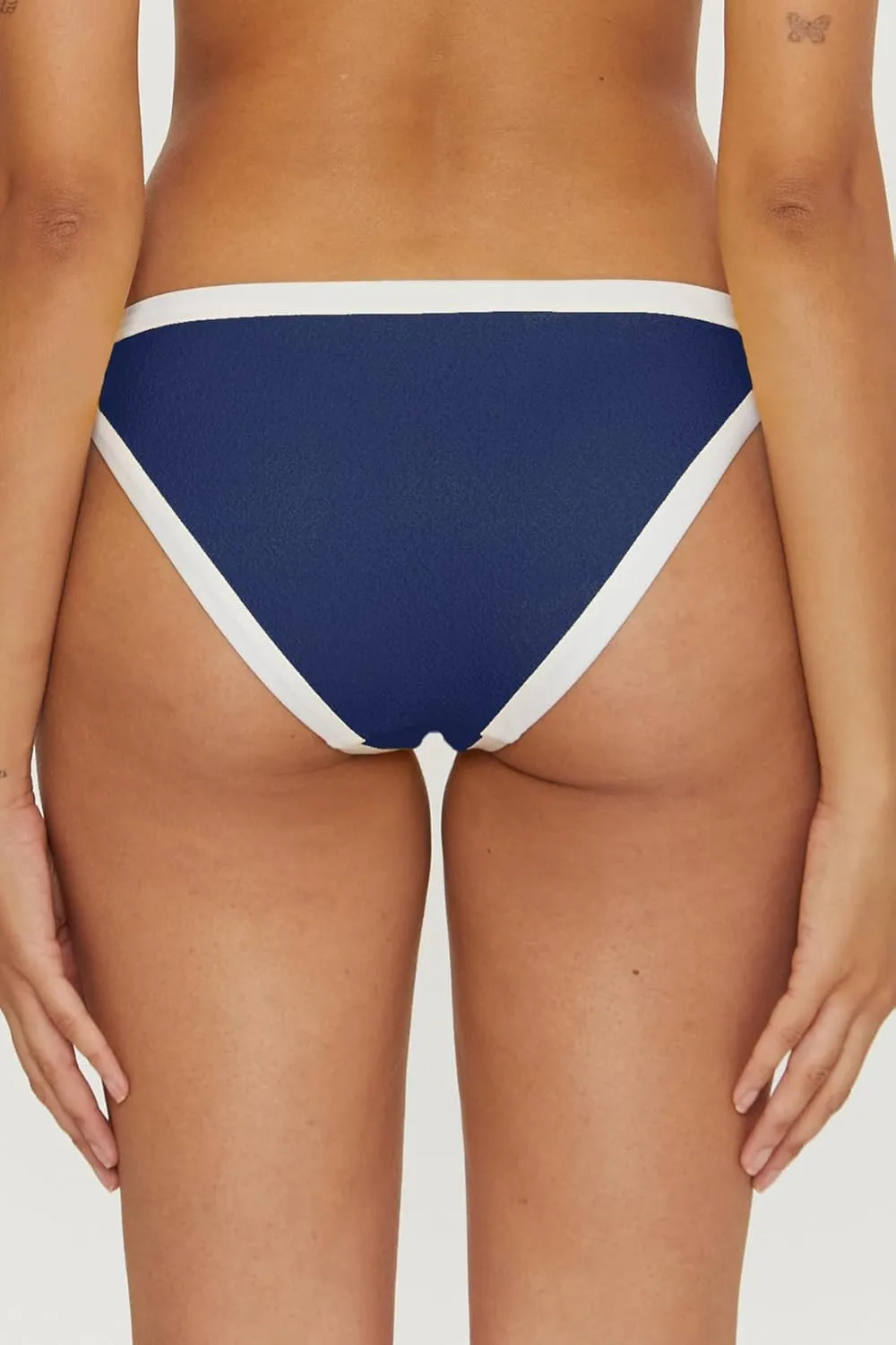 Trina Turk Women's Standard Courtside Tie Side Bikini Bottom, Cheeky Coverage, Swimwear Separates