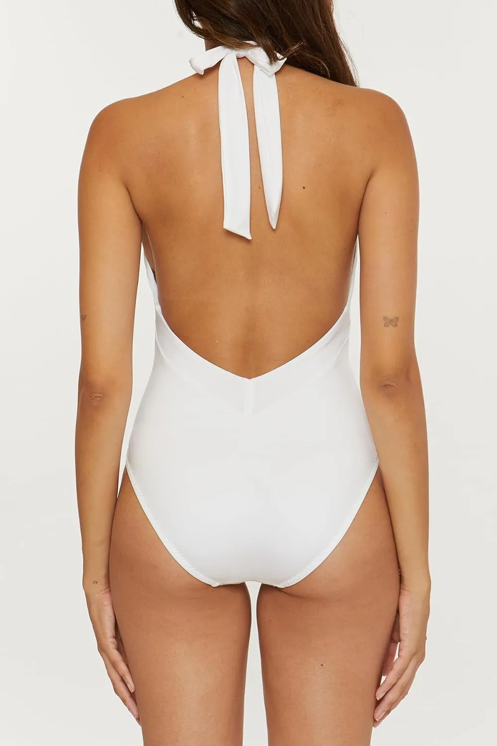 Trina Turk Women's Standard Monaco V One Piece Swimsuit, Plunge Neck, Bathing Suits