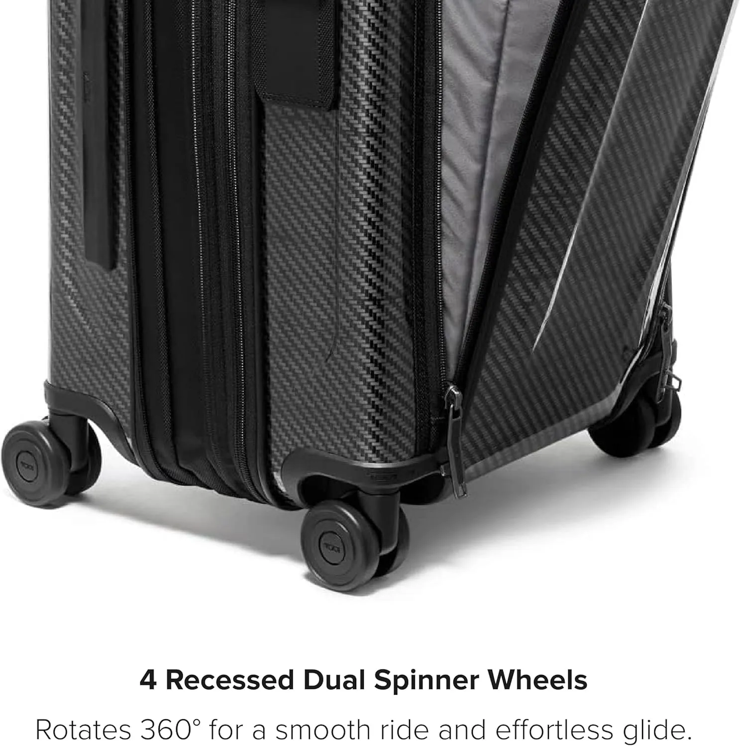 TUMI - Tegra-Lite 4 Wheel Luggage - Highly Durable Suitcase, Flexible Shell, Sleek and Lightweight Men's and Women's Expandable Rolling Bag - International, Black Graphite