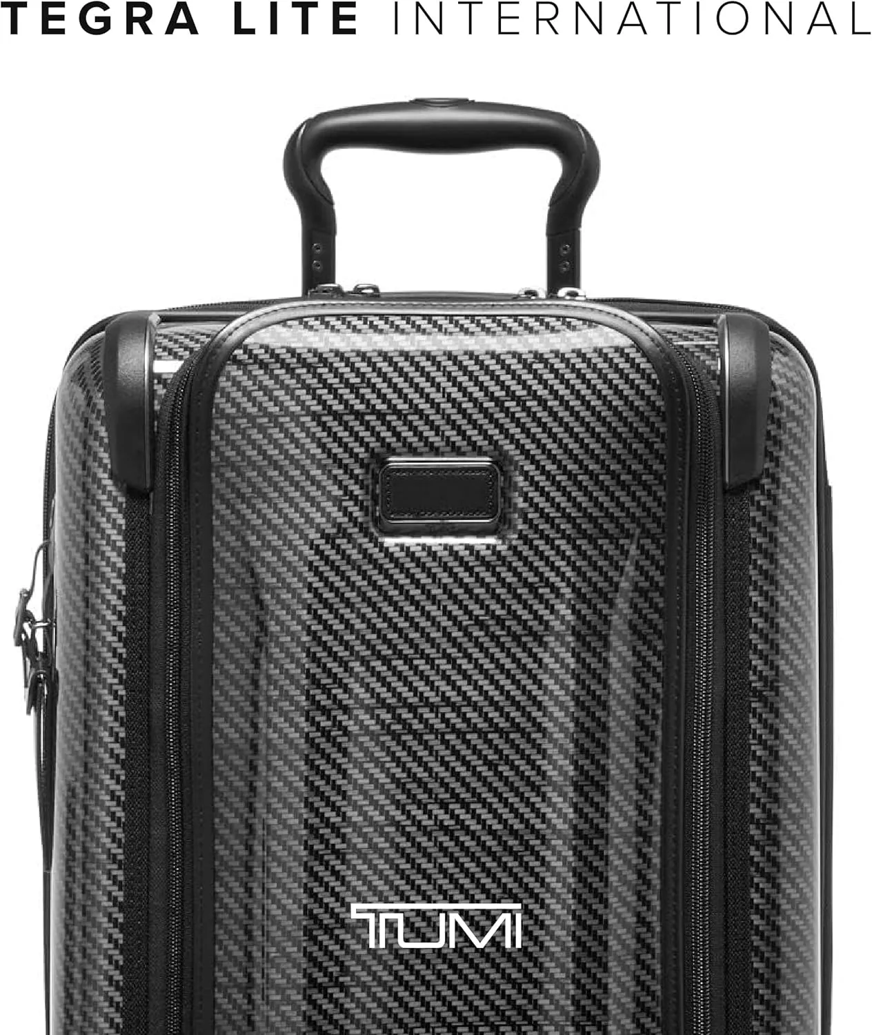 TUMI - Tegra-Lite 4 Wheel Luggage - Highly Durable Suitcase, Flexible Shell, Sleek and Lightweight Men's and Women's Expandable Rolling Bag - International, Black Graphite