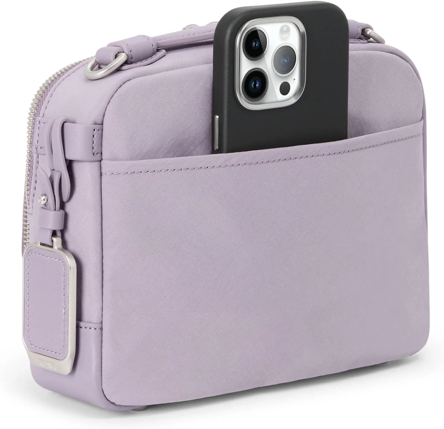 TUMI - Voyageur Teghan Crossbody - Compact Purse with Leather Trim - Sleek Crossbody Bags - For Everyday Casual Travel