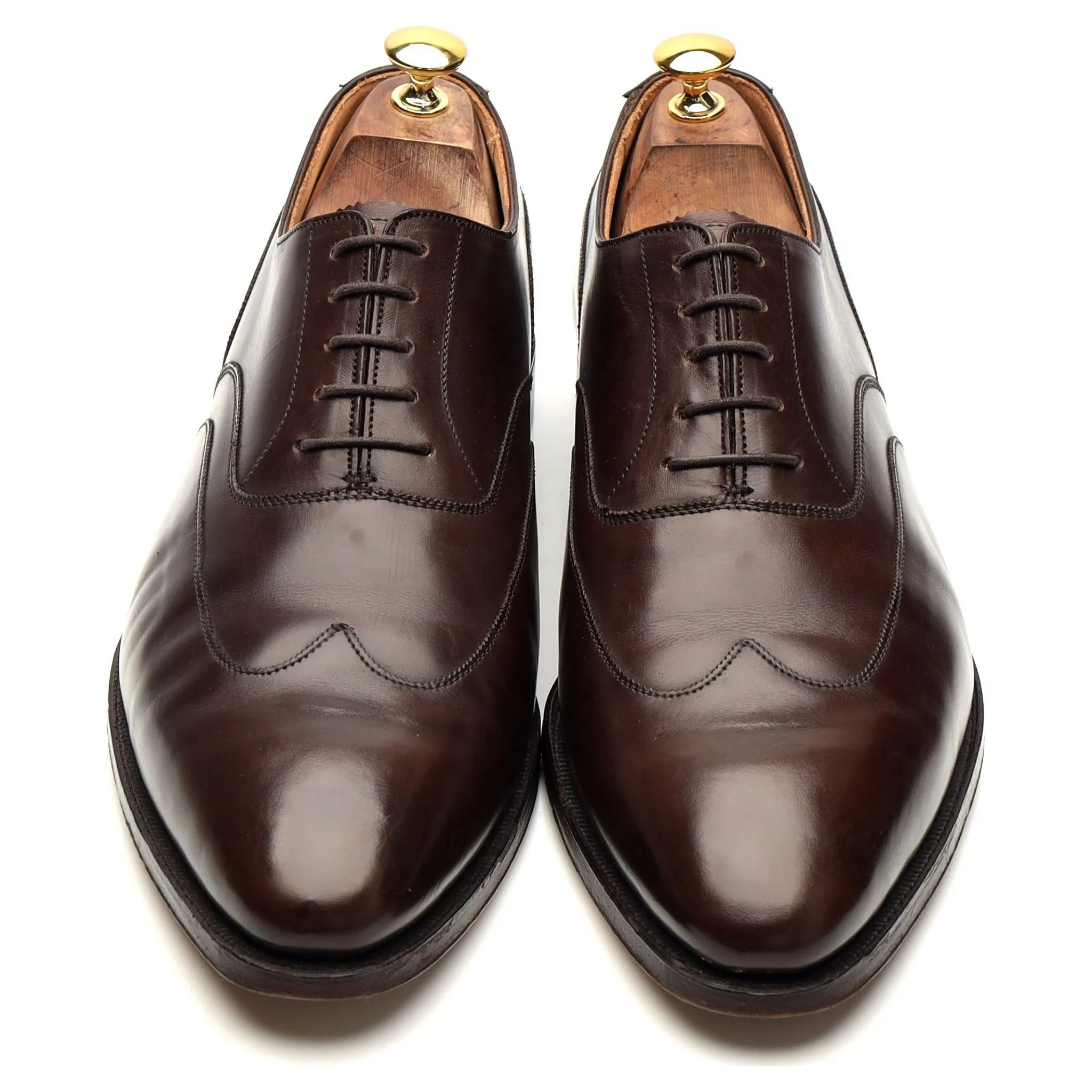 'Tunbridge' Dark Brown Leather Oxford UK 11.5 E