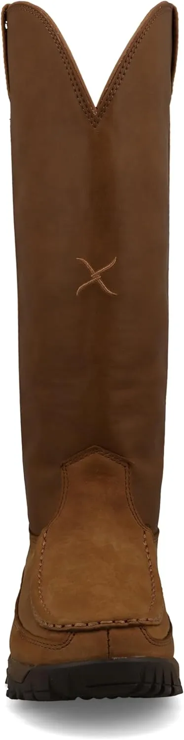 Twisted X Women's 16" Snake Boot, Moc Toe with CellStretch