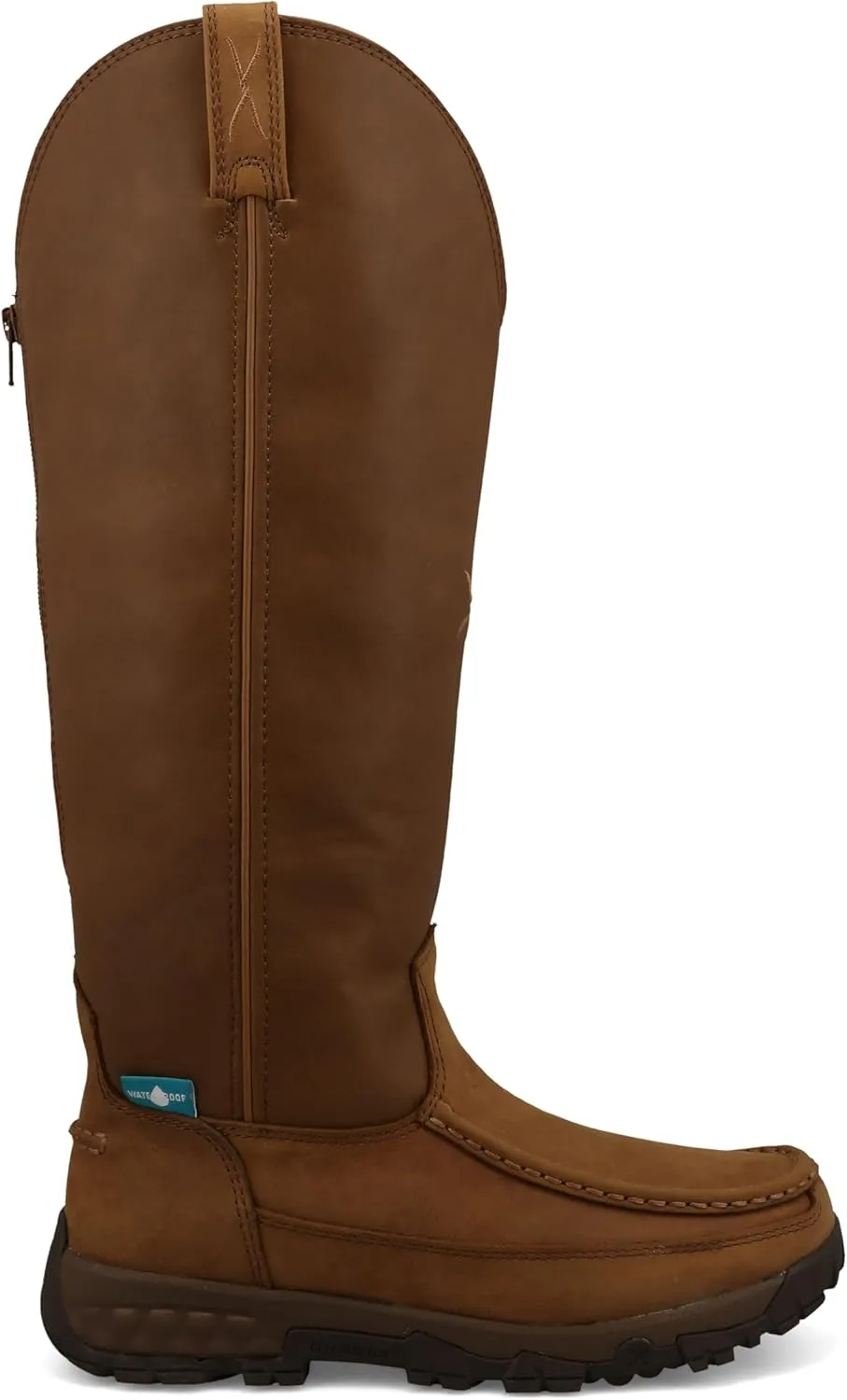Twisted X Women's 16" Snake Boot, Moc Toe with CellStretch