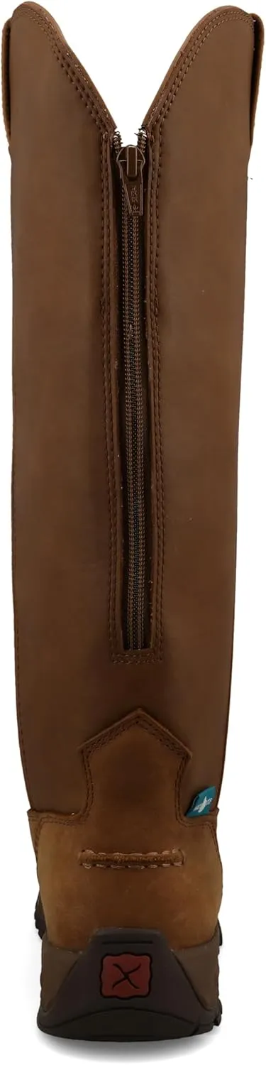Twisted X Women's 16" Snake Boot, Moc Toe with CellStretch