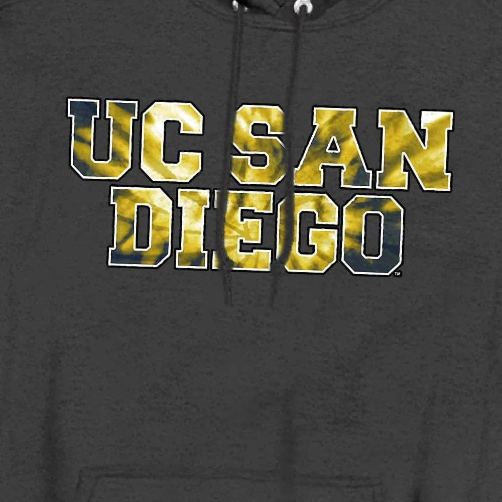 University of California San Diego Official Tie-Dye Unisex Adult Pull-Over Hoodie