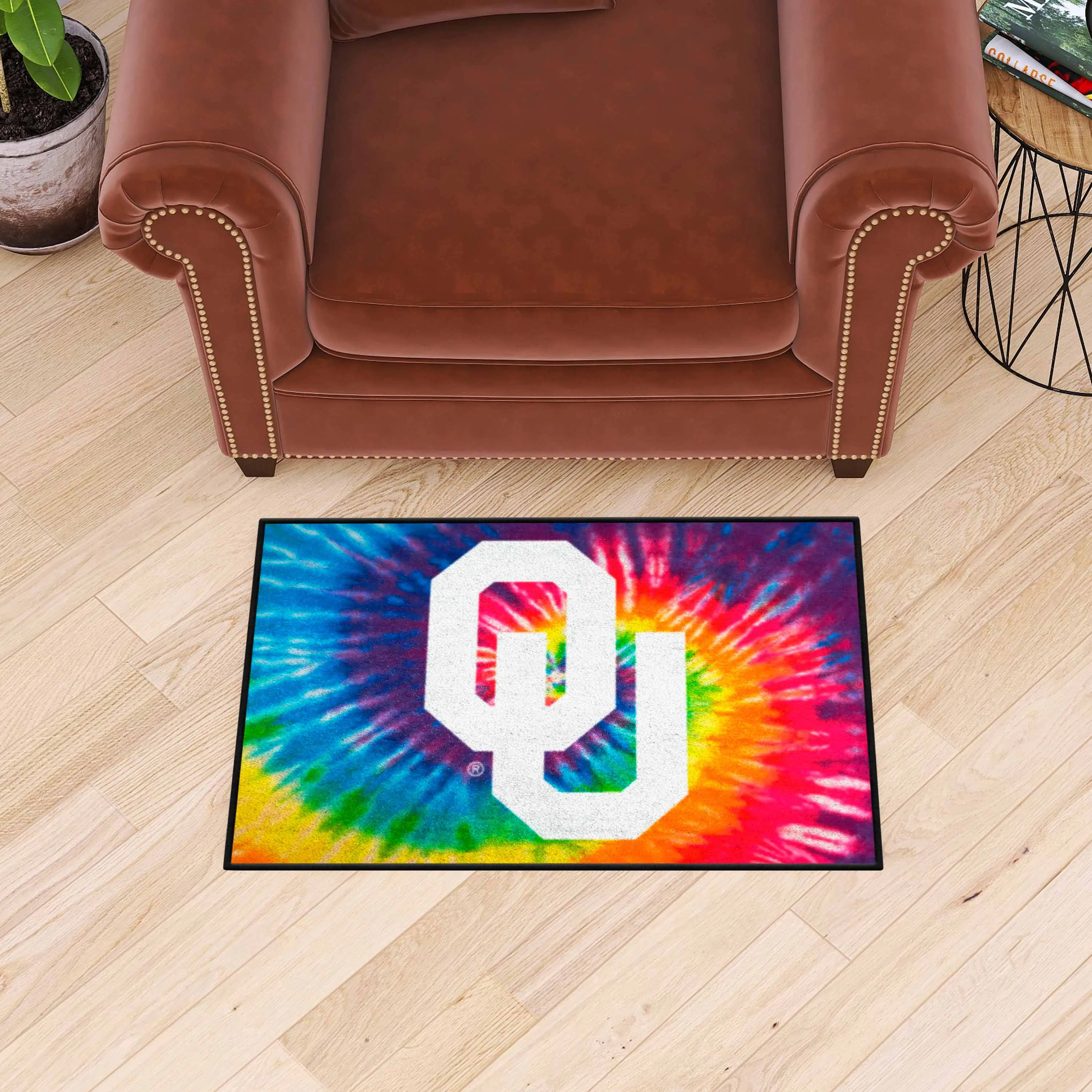 University of Oklahoma Starter Mat - Tie Dye