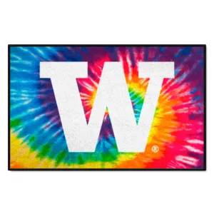 University of Washington Starter Mat - Tie Dye