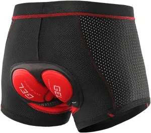 Upgrade Men's Cycling Underwear Soft Mesh Gel Padded Cycling Underwear Undershorts MTB Liner Shorts
