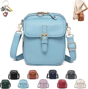 Urvash Crossbody Leather Bag for Women, Adjustable Shoulder Strap, Multi-Slot Multifunctional Large Capacity Bags
