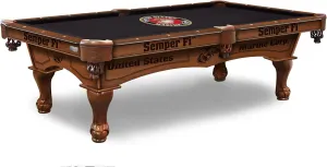 U.S. Marines 8' Pool Table by The Holland Bar Stool Company