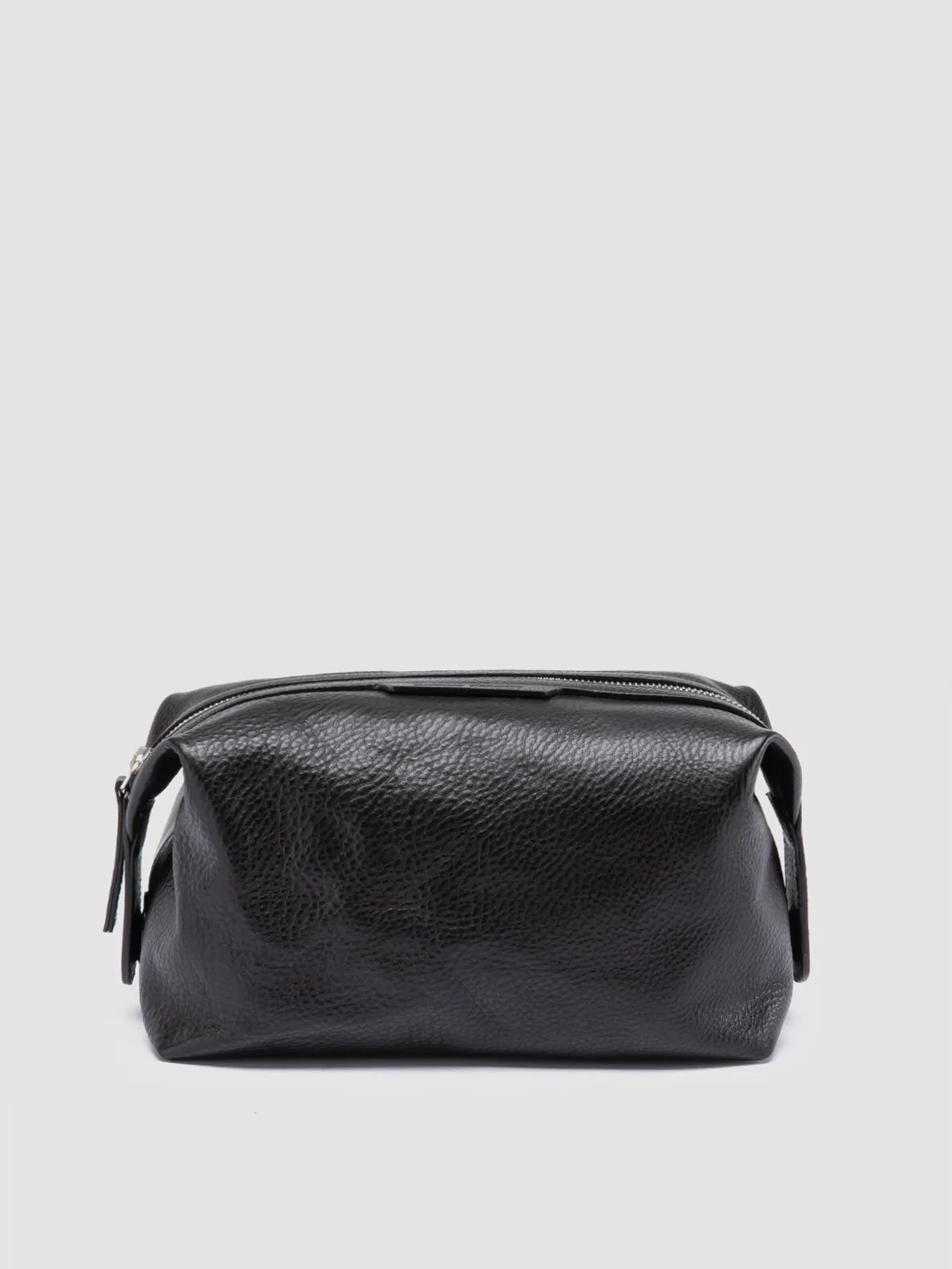 VANITY CASE 001 - Black Leather Pouch