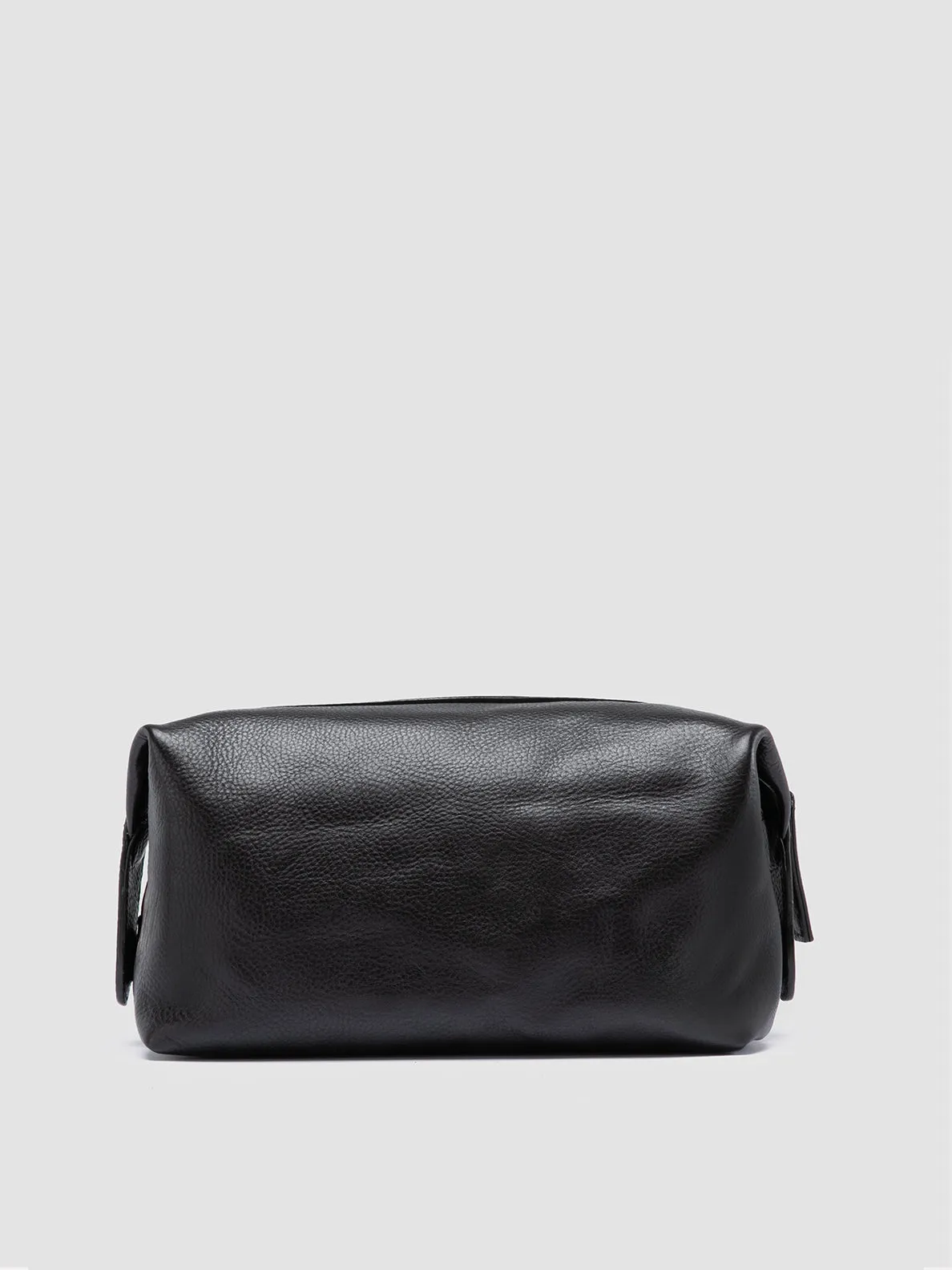 VANITY CASE 001 - Black Leather Pouch