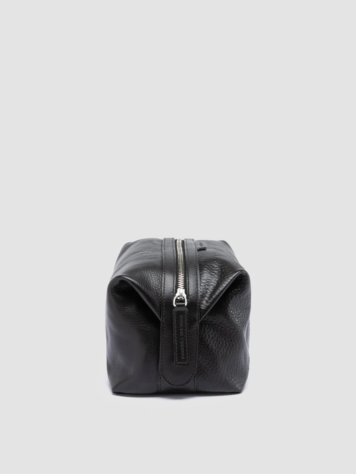 VANITY CASE 001 - Black Leather Pouch