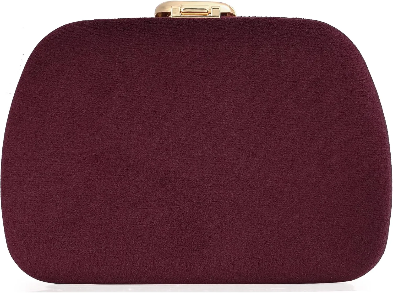 Velvet Evening Clutch Purse for Women-Snake Clasp Formal Handbag,Hard Shell Design Bag for Weddings, Parties, Prom